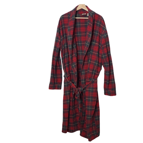 L.L. Bean Other - L.L. Bean XXLT Plaid Cotton Robe